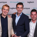 Team Zerostock bij de prijsuitreiking van de FD Gazelle internationaal 2023