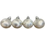 Glazen kerstballen ijsbloem zilver/wit-Kerstdecoratie-zerostock-opkoper