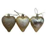 Hangende hartjes goud assorti - Kerstdecoratie - zerostock - opkoper