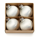 Glazen kerstballen ijsbloem zilver/wit-Kerstdecoratie-zerostock-opkoper