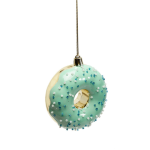 Mintgroene donut kersthanger met sprinkles - Zerostock - Opkoper