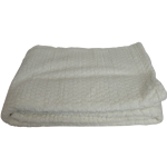 Groothandel Zachte Crème Plaid van 100% Gerecycled Polyester – 130 x 160 cm - Woontextiel - zerostock- opkoper
